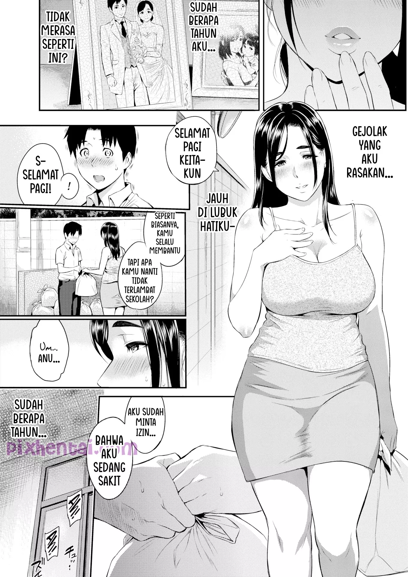 Komik hentai xxx manga sex bokep Happy Days Tante Kesepian ngajak Selingkuh Tetangganya 25